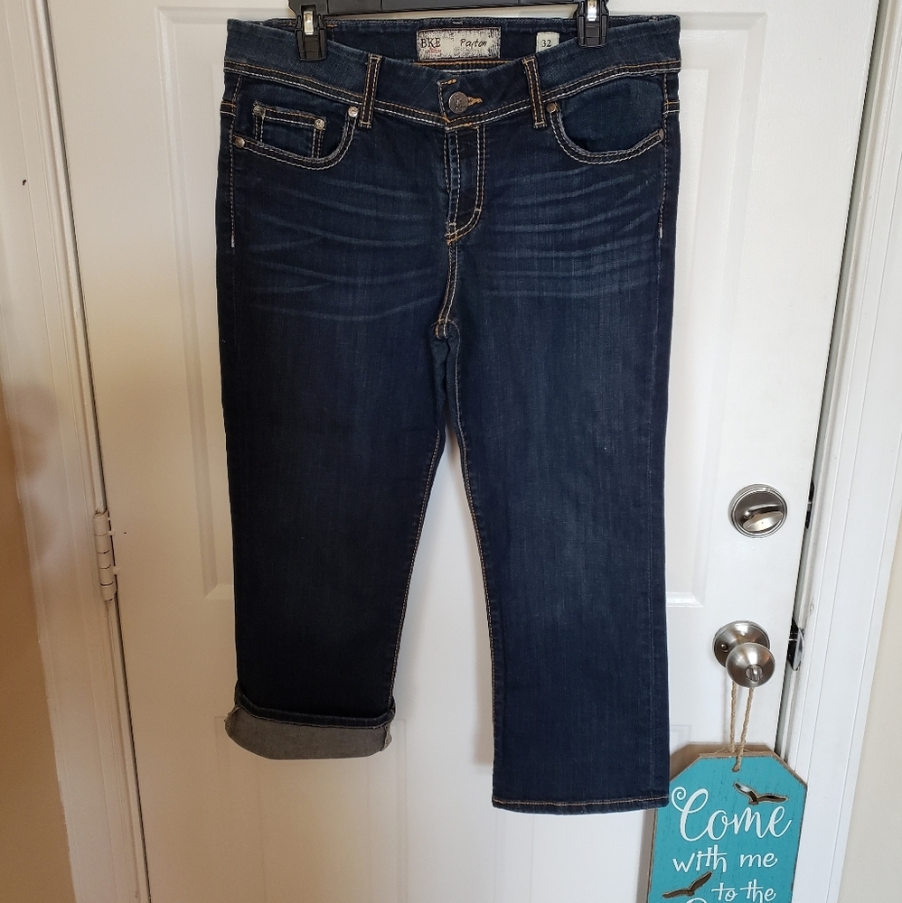 BKE Buckle cropped jeans